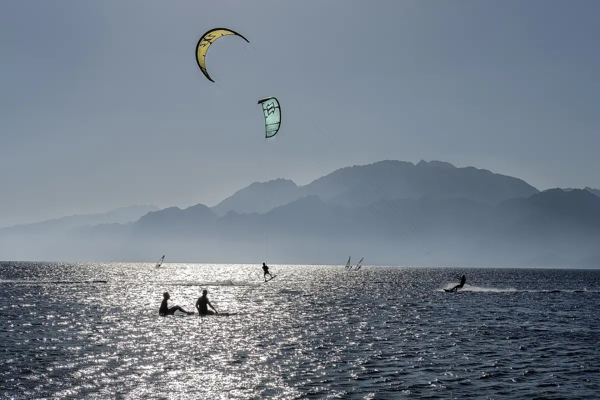 Kitesurfing in Dahab