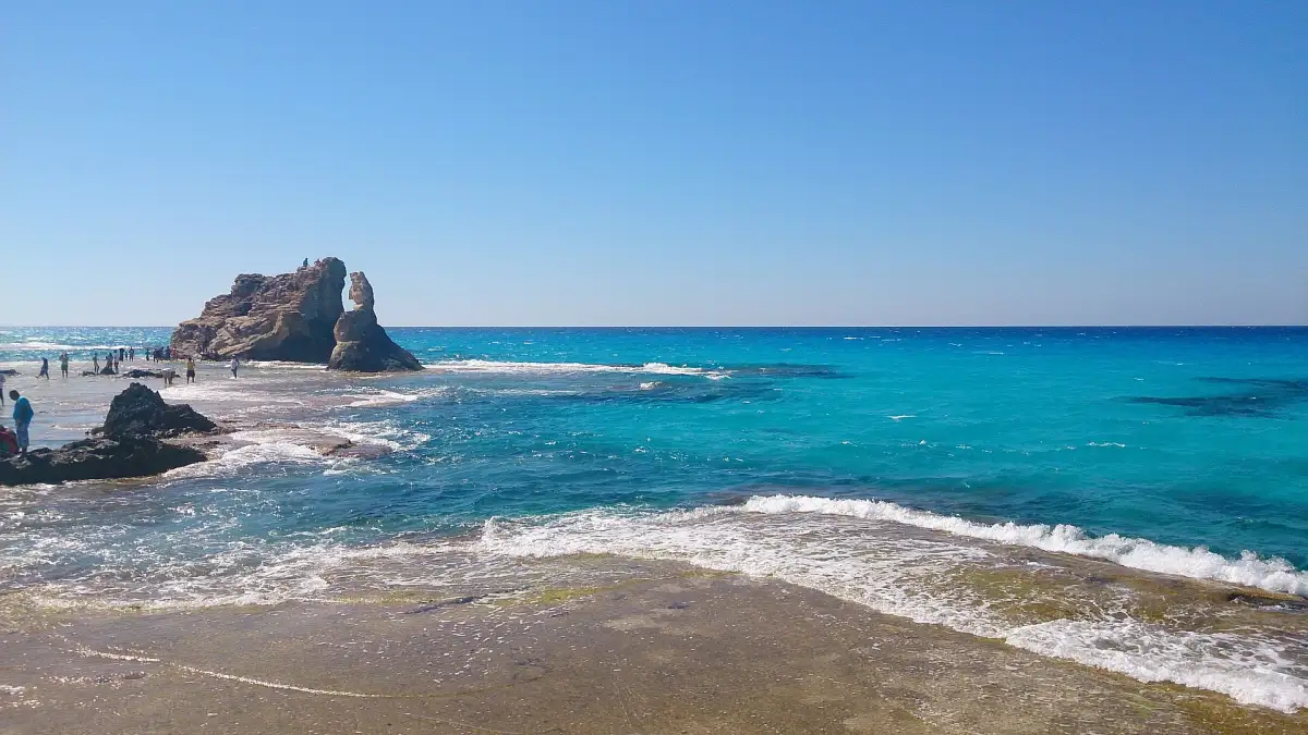 Cleopatra’s Bath on Cleopatra Beach, Marsa Matruh